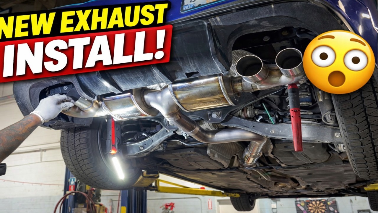 Installing AWE Exhaust System on MK8 Golf R | Full Process #aweexhaust