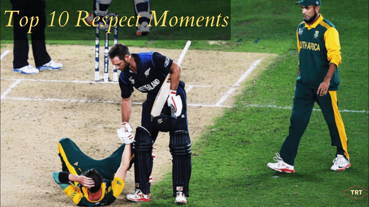 Top 10 Most Respectful Moments In Cricket History | Emotional Moments in Cricket | The Random Things
