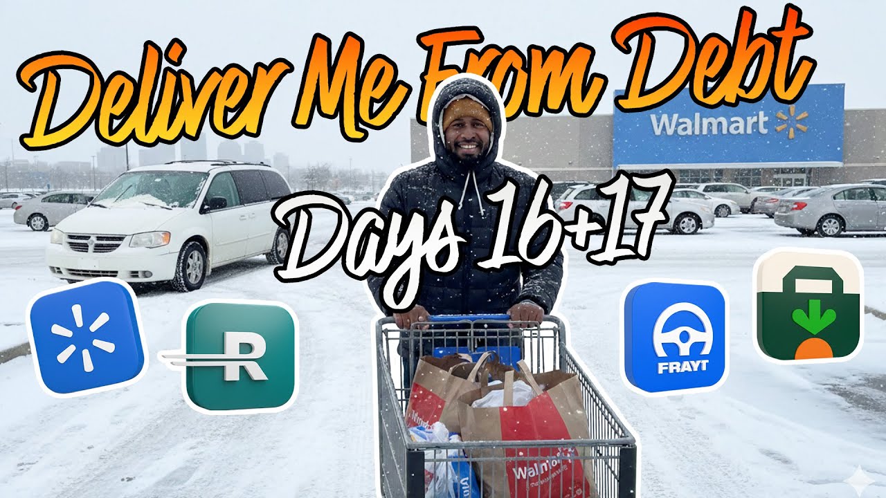 $400 MADE IN FRIGID NYC WEATHER! Multi-apping Is The Best Strategy! Deliver Me From Debt Days 16+17