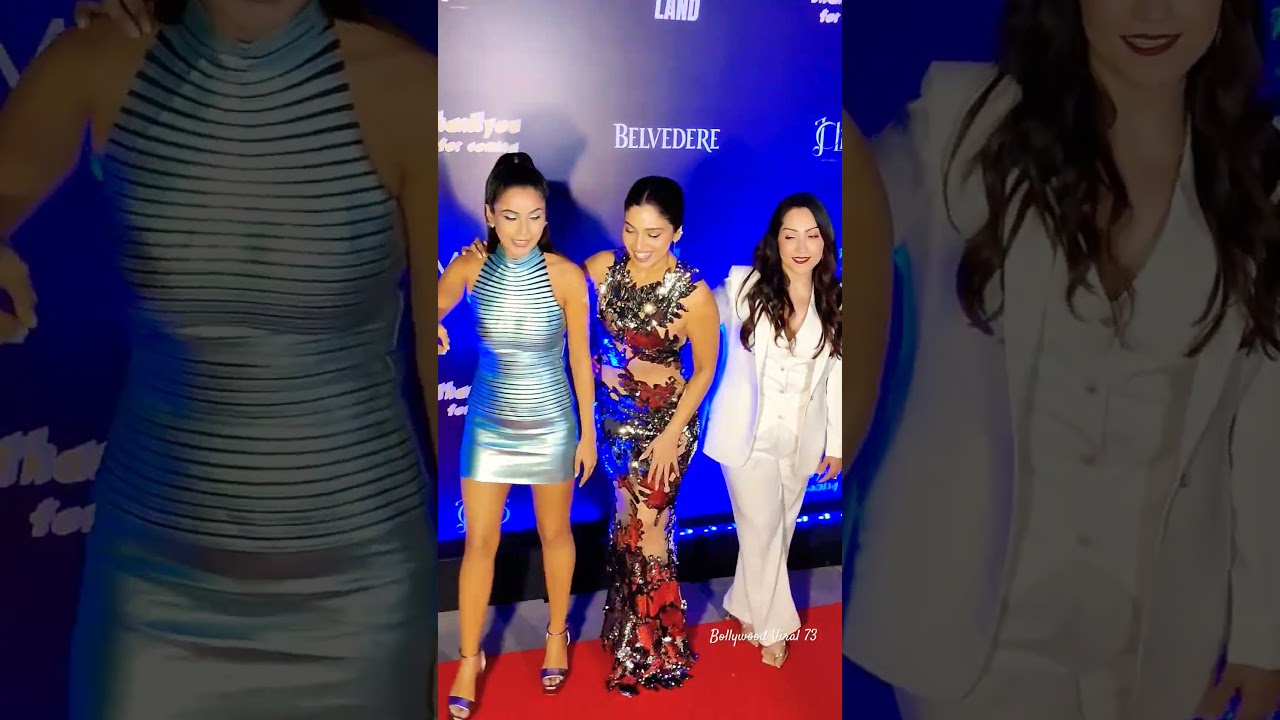 Shehnaaz Gill Bhumi Pednekar And Shibani Bedi At Party #shehnaazgill #bhumipednekar #viral #shorts