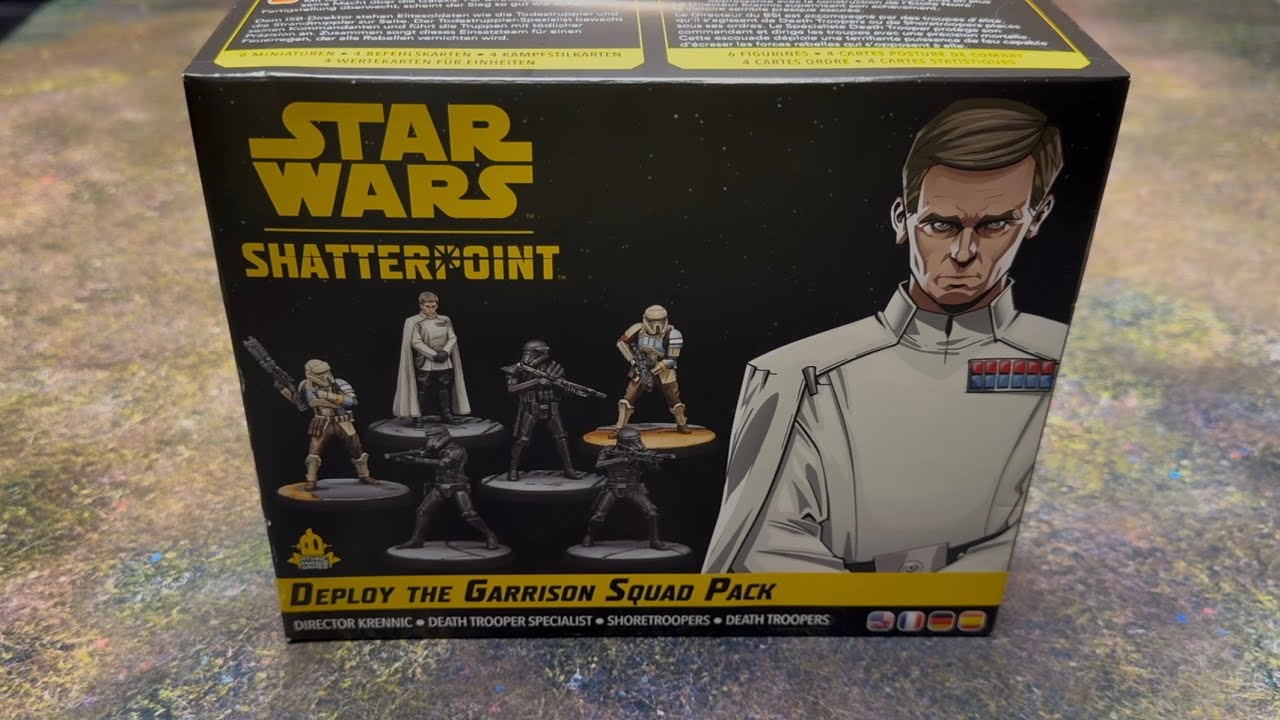 Star Wars Shatterpoint Unboxing: Deploy the Garrison