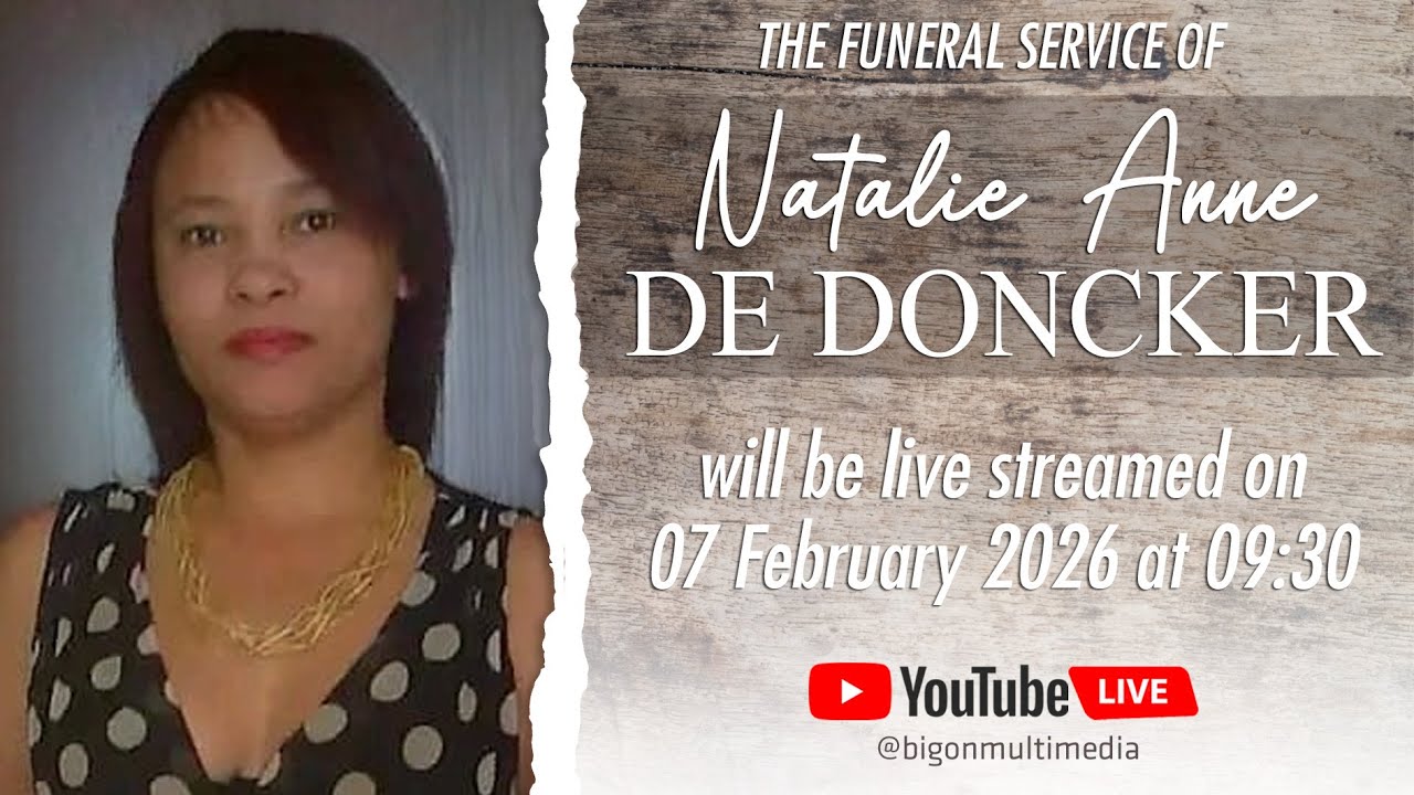The Funeral Service For Natalie Anne De Doncker
