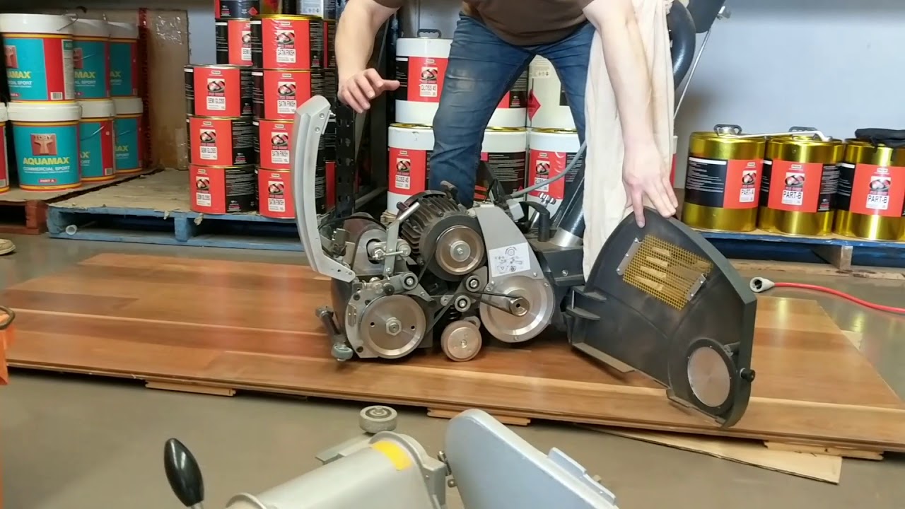 Frank Cobra floor sander Belt adjustment