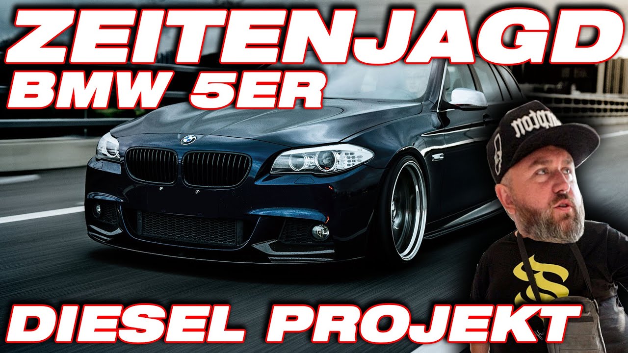 ZEITENJAGD ! Mit dem BMW 0 auf 100. Was macht der Billigste BMW F11 Diesel ?