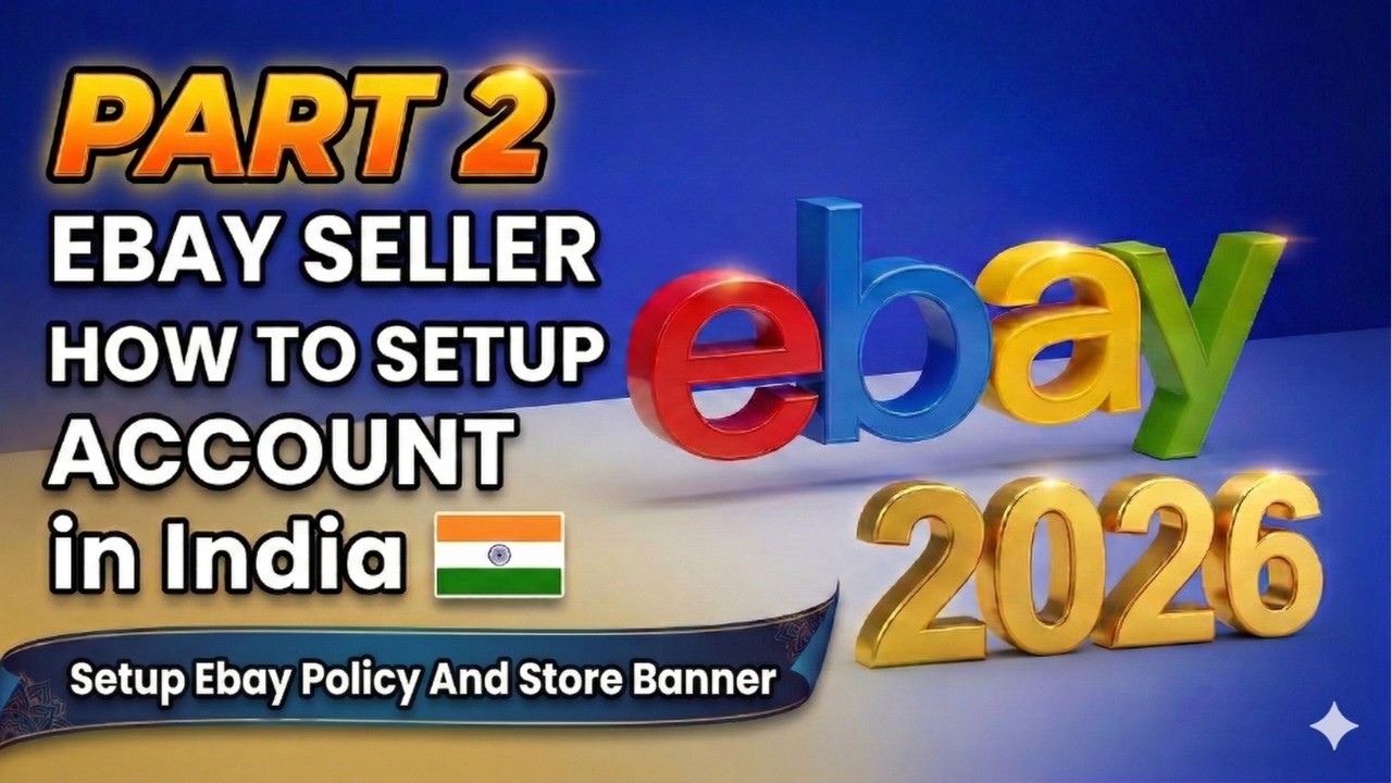 eBay Seller Account 2026 (Part 2): Setup Business Policies & Store Banner #ebayseller #ebayselling