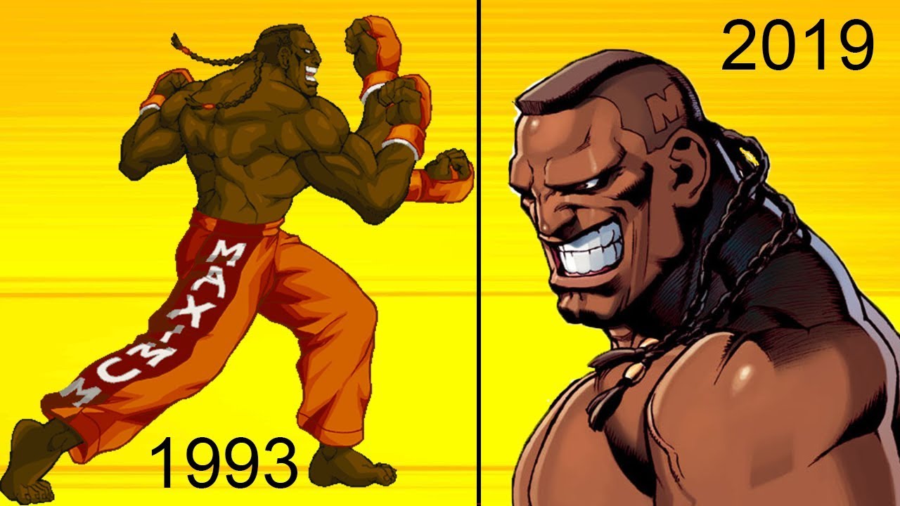 Evolution of DeeJay (Street Fighter)  1993 to 2019