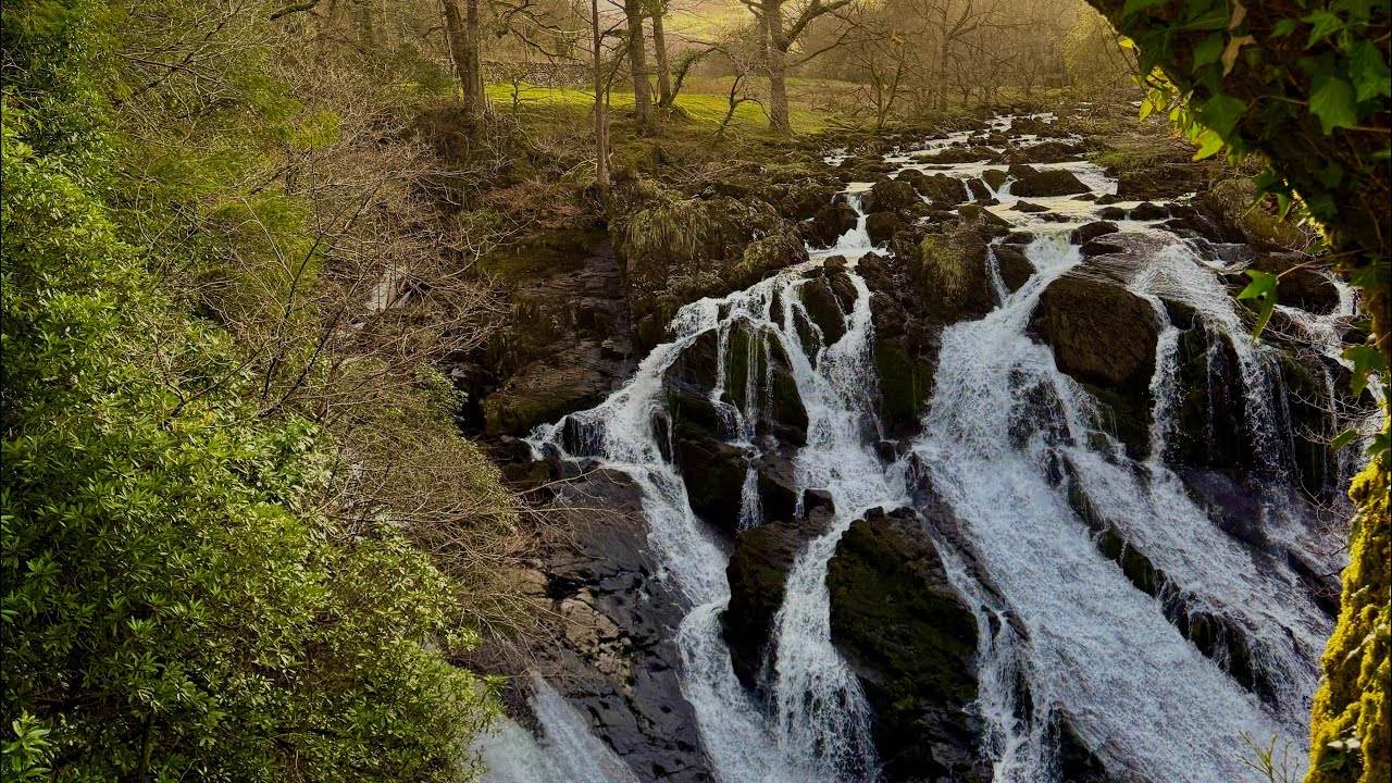 Mesmerising swallow falls, North Wales.