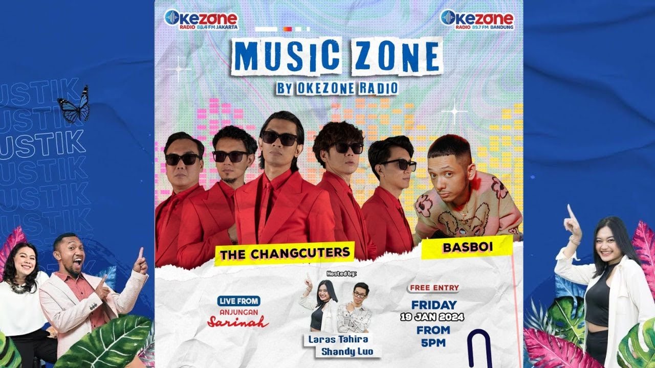 [LIVE] Penampilan The Changcuters dan Basboi di Music Zone