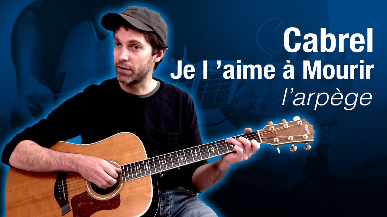 🔵 Tuto Guitare Je l'aime à Mourir tab | Francis Cabrel