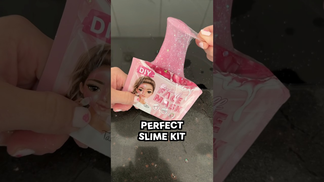 MAKE SLIME ANYWHERE! #diy #craft #slime #kit #satisfying #cute #aesthetic #viral #beauty #makeup
