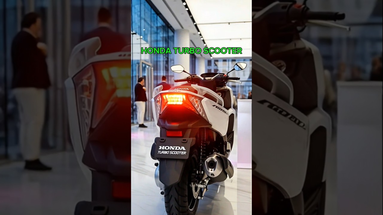 2026 Honda Turbo Scooter REVEALED 😱 The Fastest Future Scooter You Must See!