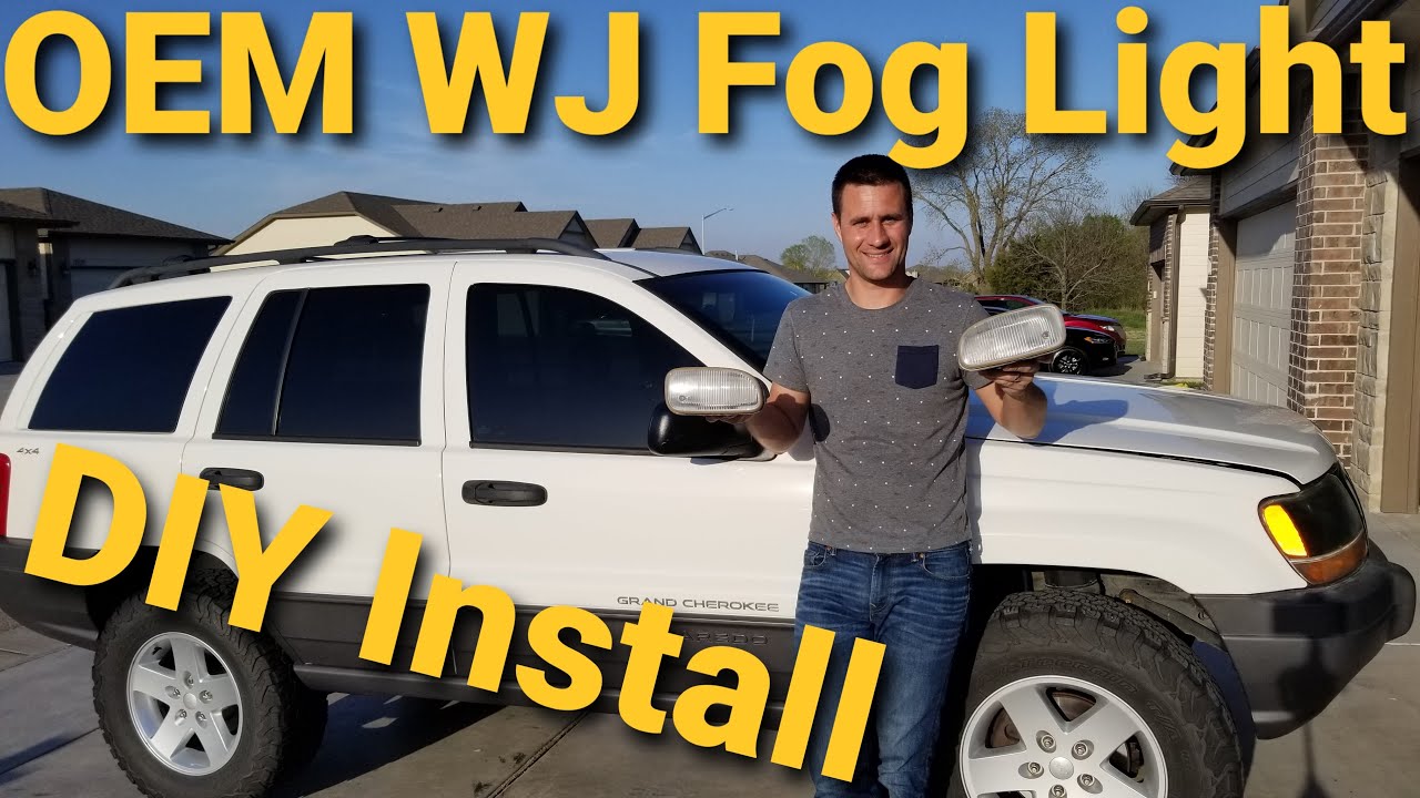 Установка заводских противотуманных фар своими руками на JEEP WJ