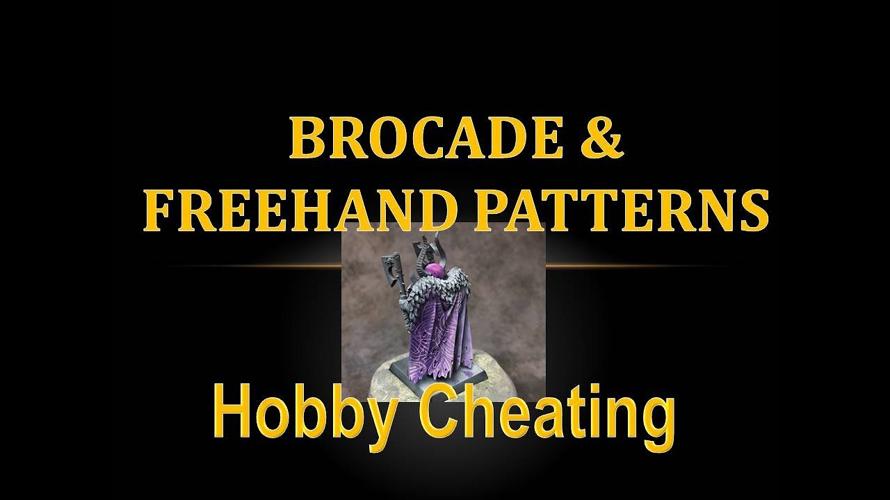 Hobby Cheating 88 - How to Paint Brocade & Cloth Patterns