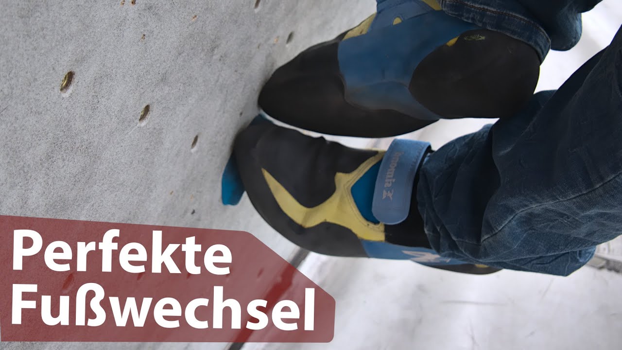 Boulder-Basics: drei essenzielle Techniken für Fußwechsel