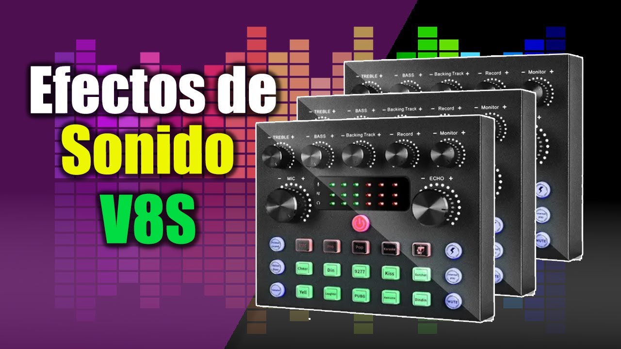 Efectos de la tarjeta de sonido V8S