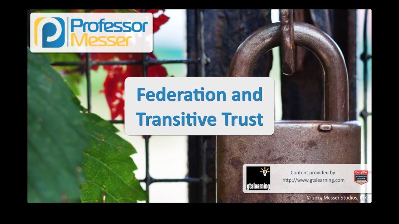 Federation and Transitive Trust - CompTIA Security+ SY0-401: 5.2