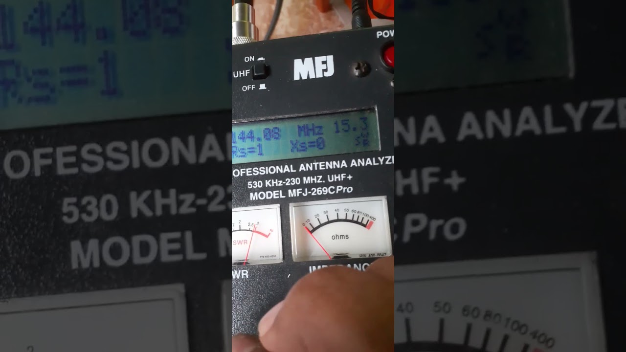 cara dip kabel coaxial menggunakan mfj269c pro antenna analyzer