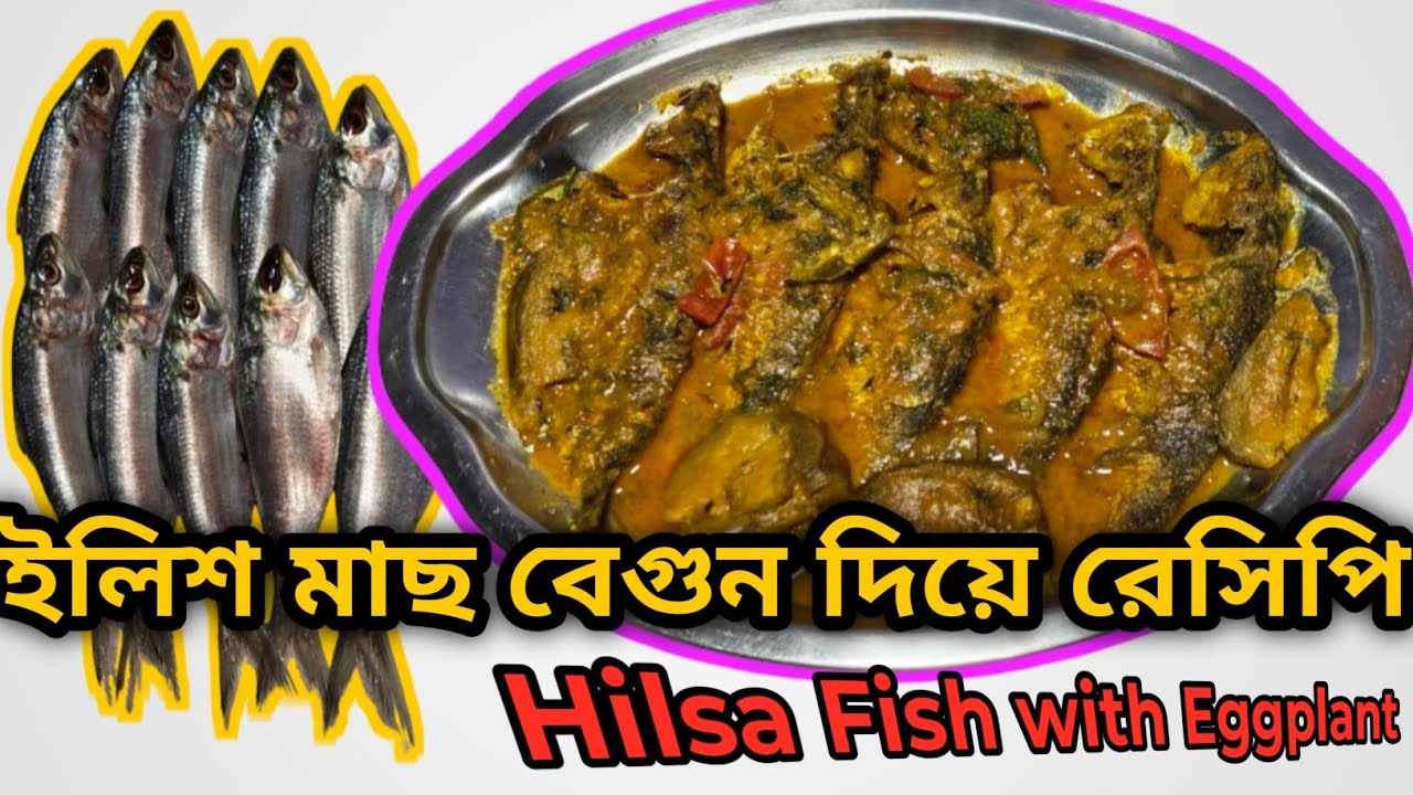 ✨🌿Hilsa Fish with Eggplant Recipe 🌿✨Top 10 Tags:#IlishMach#HilsaRecipe#BegunDiya#BengaliCuisine