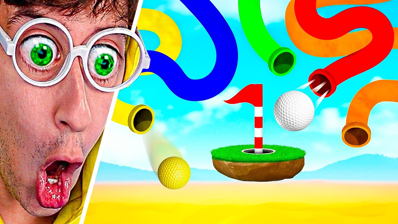 TROLL en UNO 🤡⛳!! (Hoyo 99,999% imposible) - Golf it TEKENDO