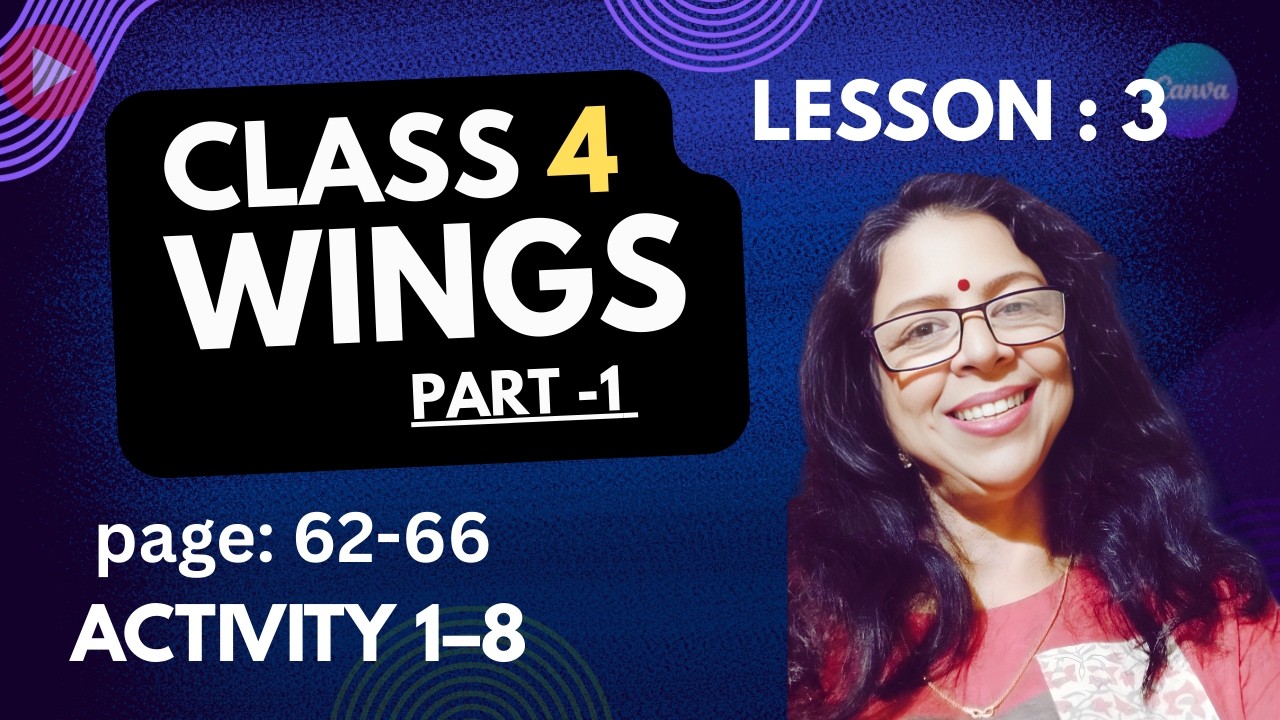 Class 4 Wings English Grammar Lesson 3 | Activities 1–8 | With ss mam