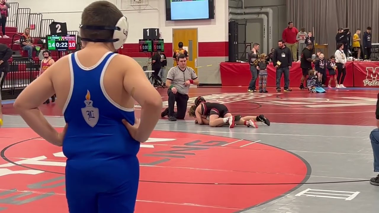 Hunter Voss IKWF West Regionsls 3rd match for the win and 1st place!!
