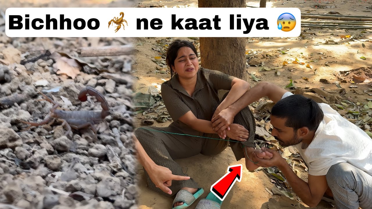 Ginni ko Bichhoo🦂 ne kaat liya 😰