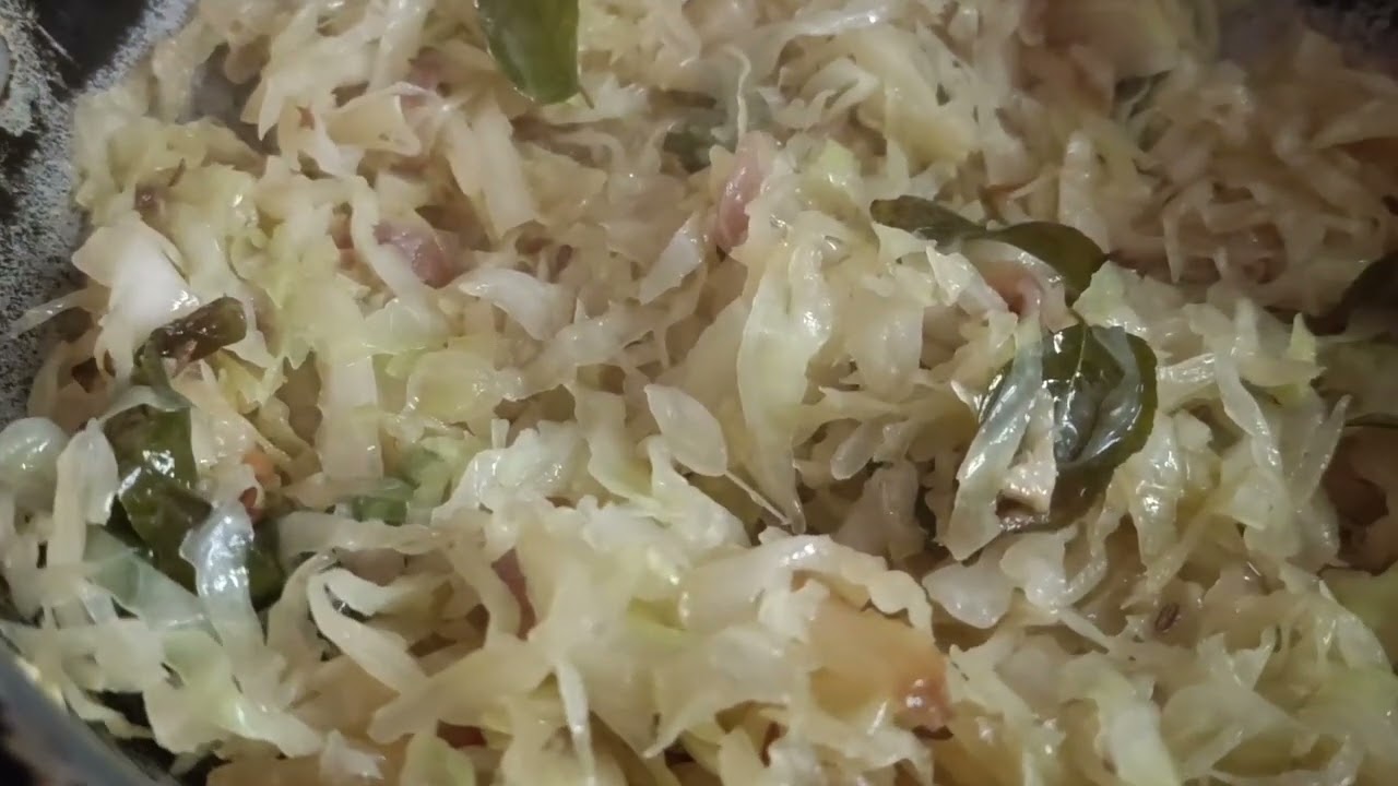 சூப்பரான முட்டைகோஸ் பொரியல் 🥰🥰🥰🥰🥰🥰🥰