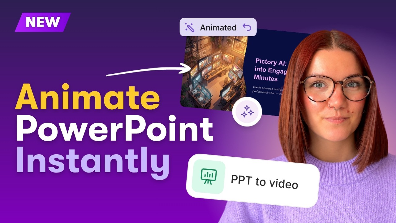 How to Animate Your PowerPoint Slides with Pictory! | Pictory 2026 Tutorial