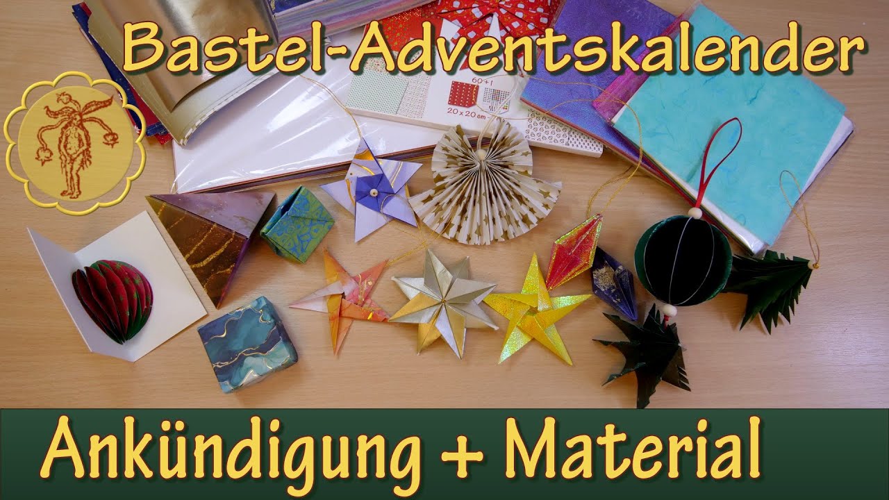 Bastel-Adventskalender Ankündigung