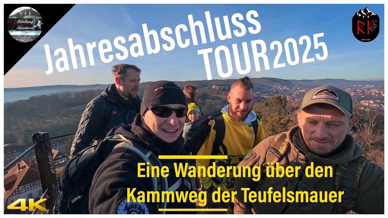 ↟ ↟ Jahresabschluss TOUR 2025 | Eine Wanderung über den Kammweg der Teufelsmauer | 4K HDR