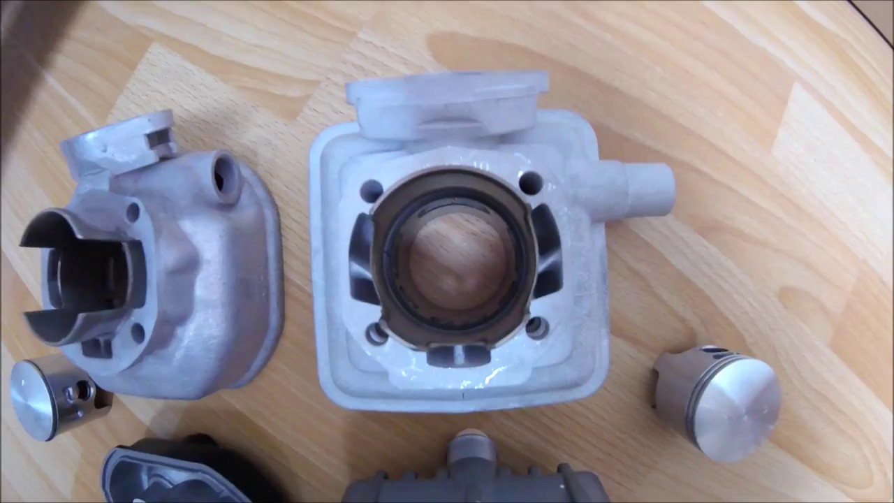 cylindre  pour 103 peugeot polini 70cc liquide  vs malossi 70cc liquide difference finition esthétiq