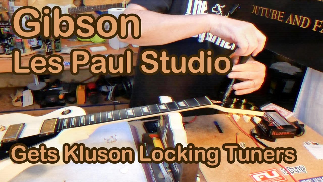 Gibson Les Paul Gets Kluson Locking Tuners EP475