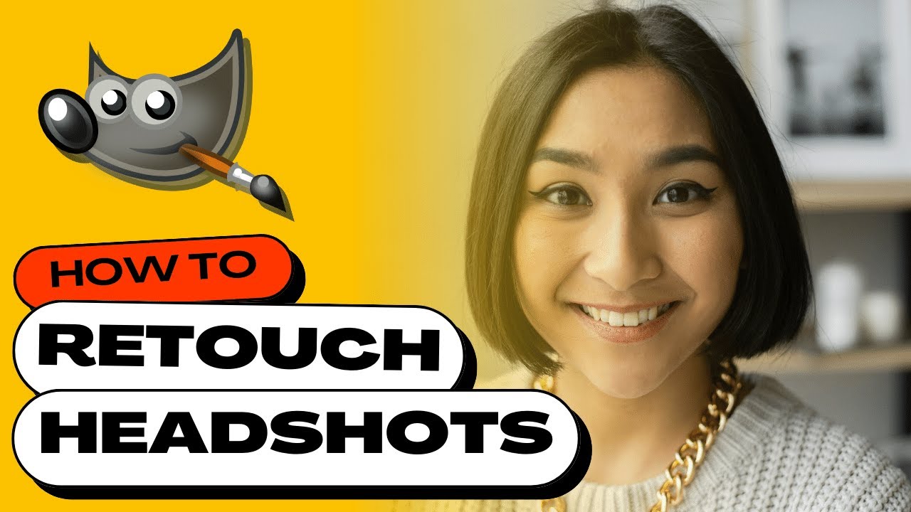 How to Touch Up a Headshot in GIMP (Remove Blemishes, Smoothen, etc.)