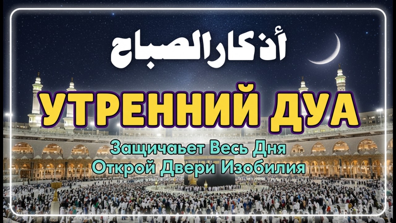 УТРЕННИЙ ДУА أذكار الصباح ЗАЩИТИТЬ ВАС ВЕСЬ ДЕНЬ | СЛУШАЙТЕ КАЖДОЕ УТРО!