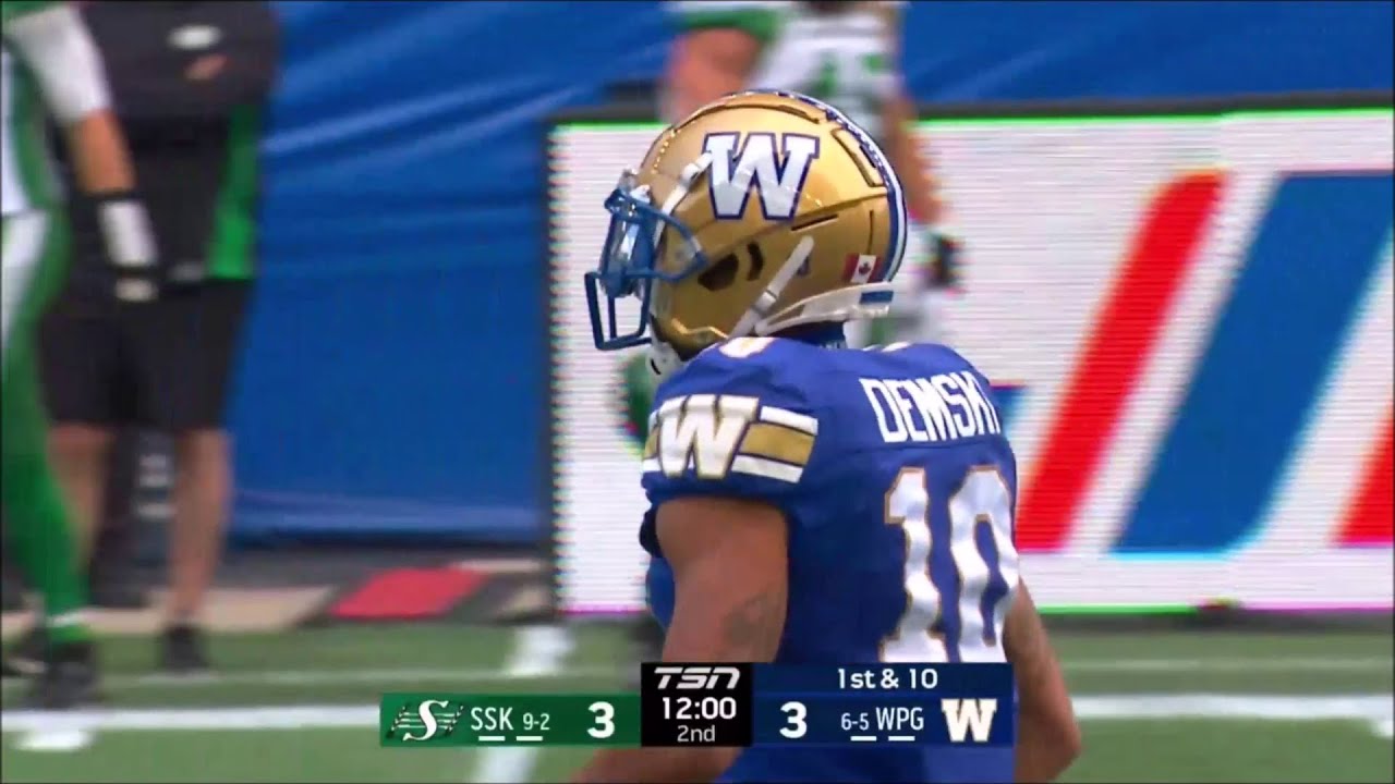 Winnipeg Blue Bombers Nic Demski 2025 Season Highlights
