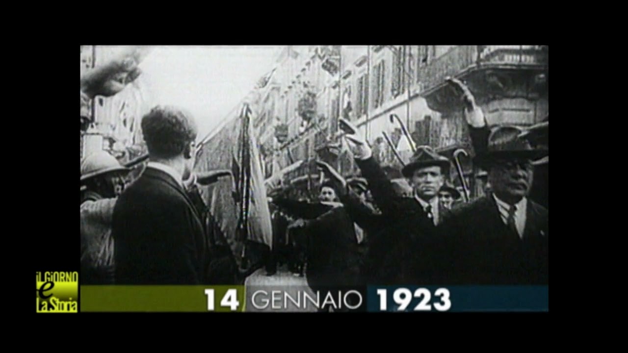 14 Gennaio 1923 Il governo mussolini