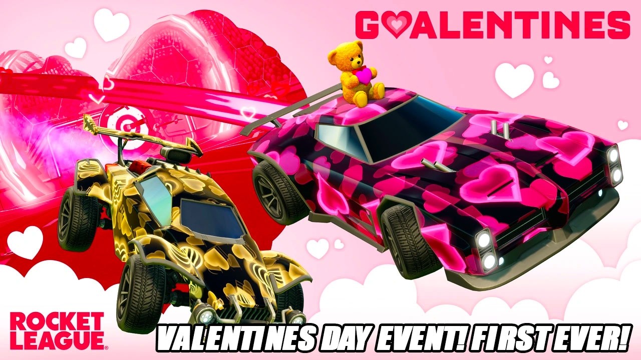 *NEW* Valentines Day Event Is NOW LIVE!! (FREE GOAL EXPLOSION, DECALS & MORE) - Rocket League Update
