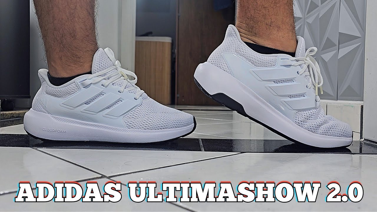 Review Tênis Adidas Ultimashow 2.0 Todo Branco | Demonstração No Pé | On Feet | Para o Dia a Dia