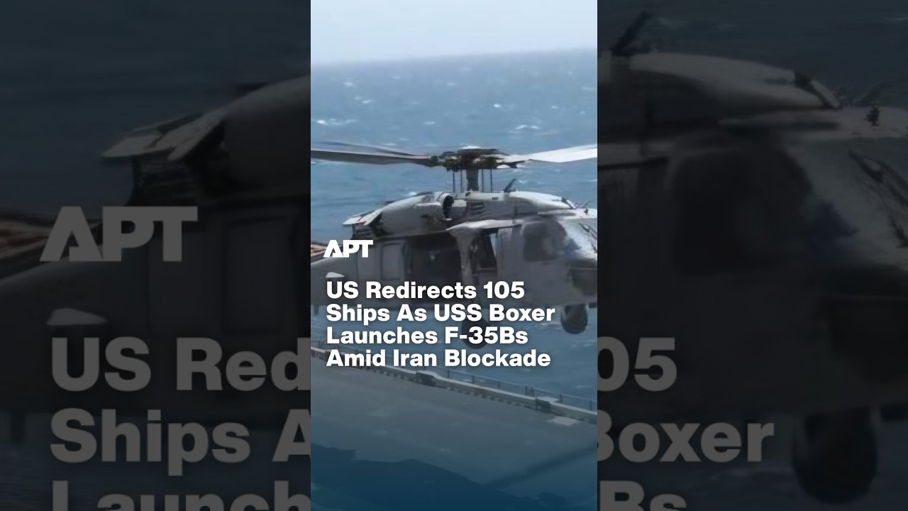 USS Boxer Launches F-35Bs As US Redirects 105 Vessels In Iran Blockade | APT