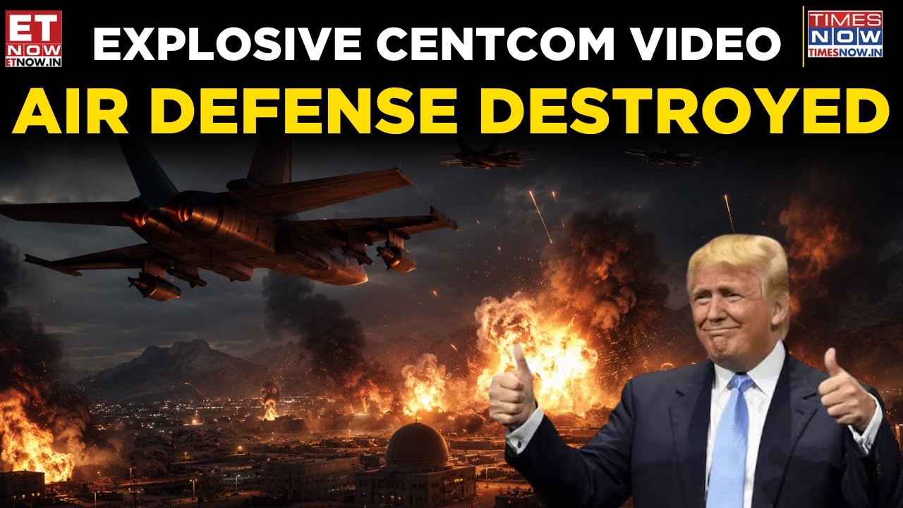 US-Iran War Escalates: CENTCOM Video Shows Massive Strikes On IRGC Military Sites | Watch