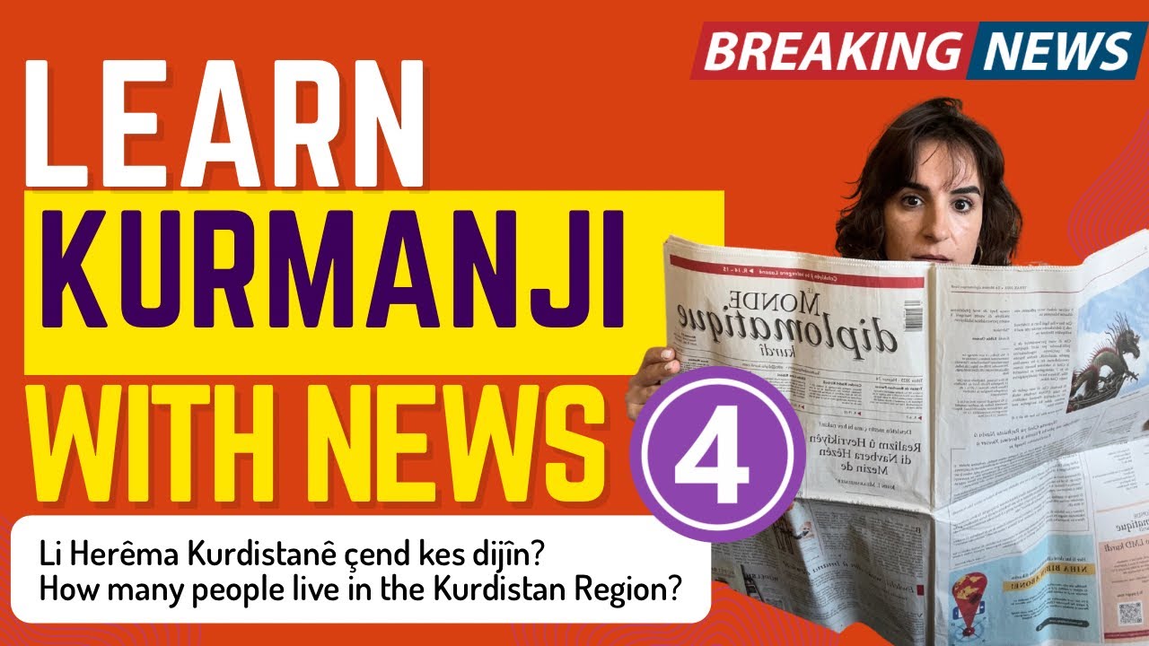 Stay Informed and Learn Kurdish Kurmanji with News - 4| Beginner's Guide to Kurdish Lessons
