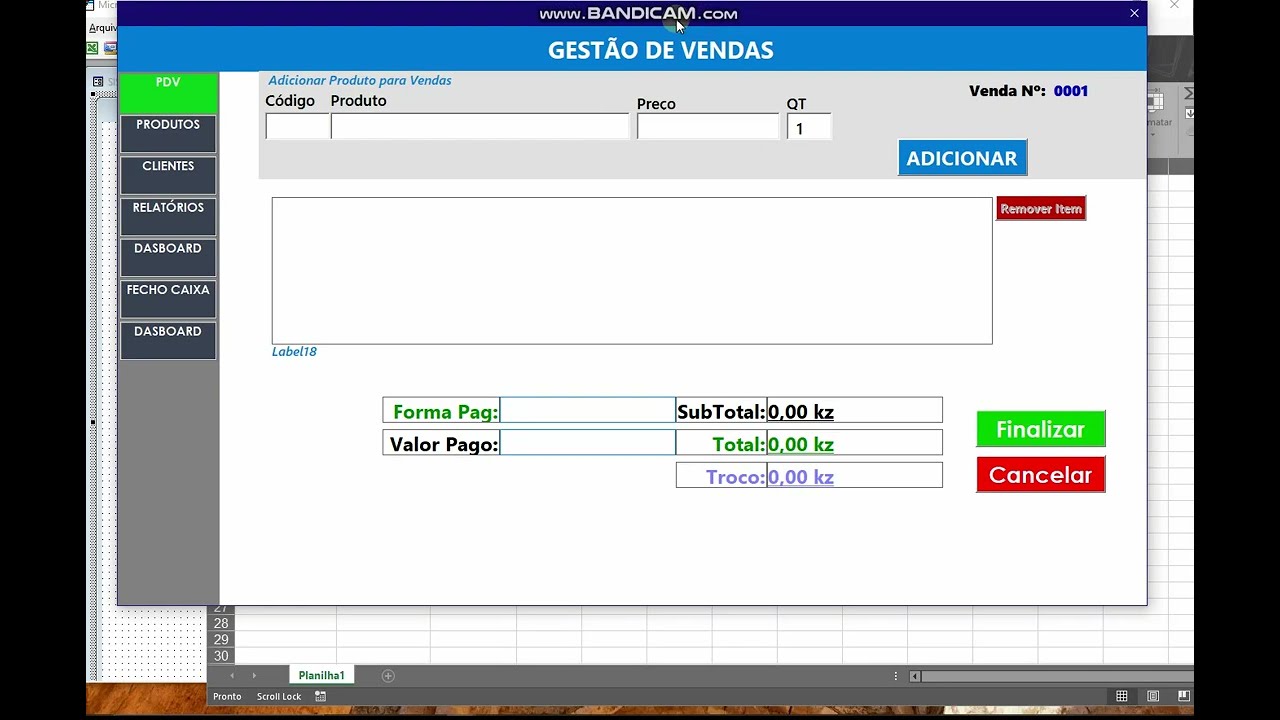 01 Sistema de Gestão de Vendas ERP - Aula 1 Primeira Parte