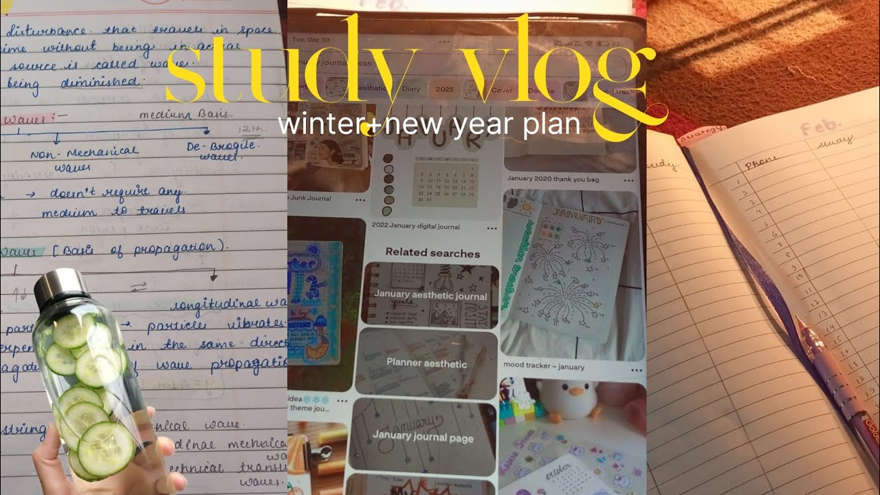 Study vlog as a cbse 11 grader in Winter ❄ | Cozy + Productive Vibes ✨