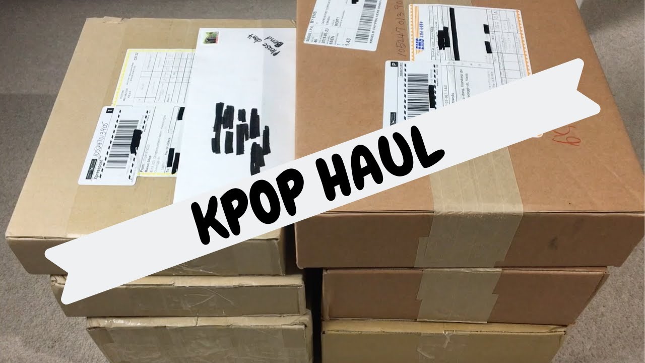 HUGE KPOP HAUL~! + Bday Presents!