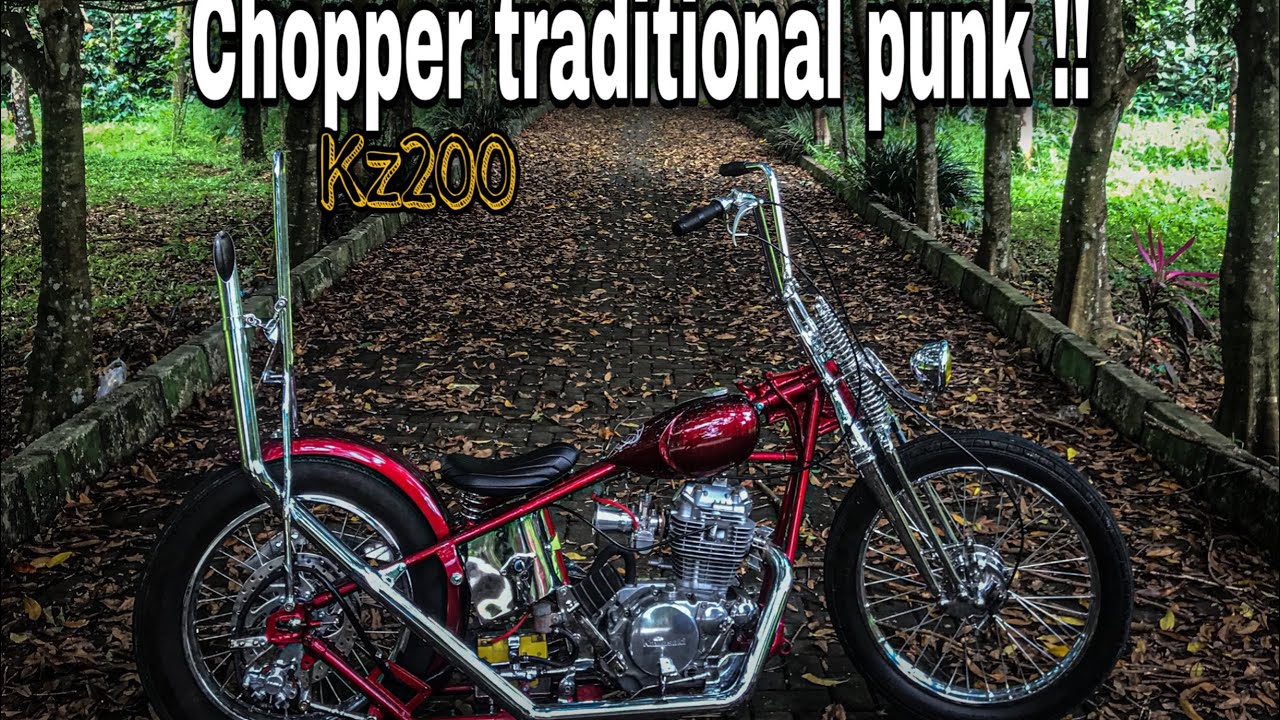 Chopper traditional punk !! Kz200 berani nakal ala SAMCUSTOM #samcustom #chopper