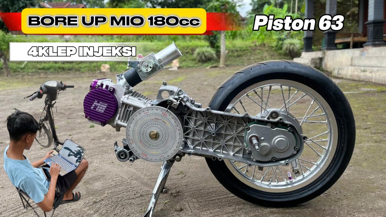 BORE UP MIO 180CC 4KLEP INJEKSI HARIAN TOURING