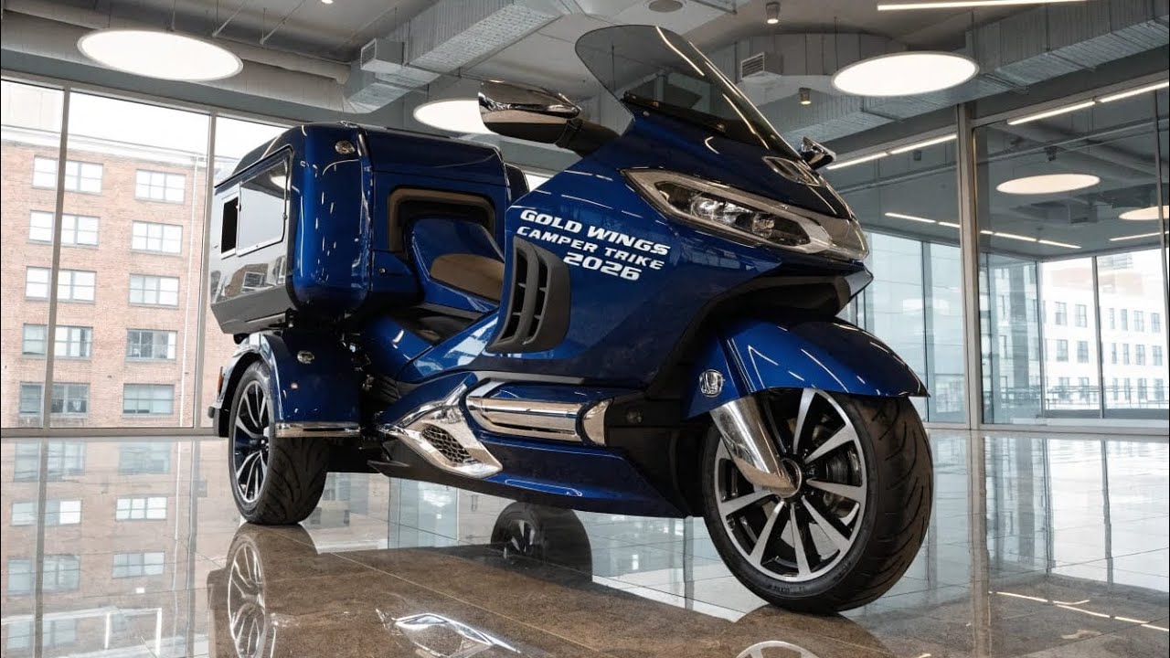 Honda Gold Wing Trike 2026 – Роскошный трёхколёсный туристический мотоцикл | 