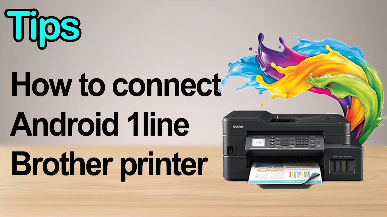 BROTHER - How to connect Android 1line Brother Inkjet printers