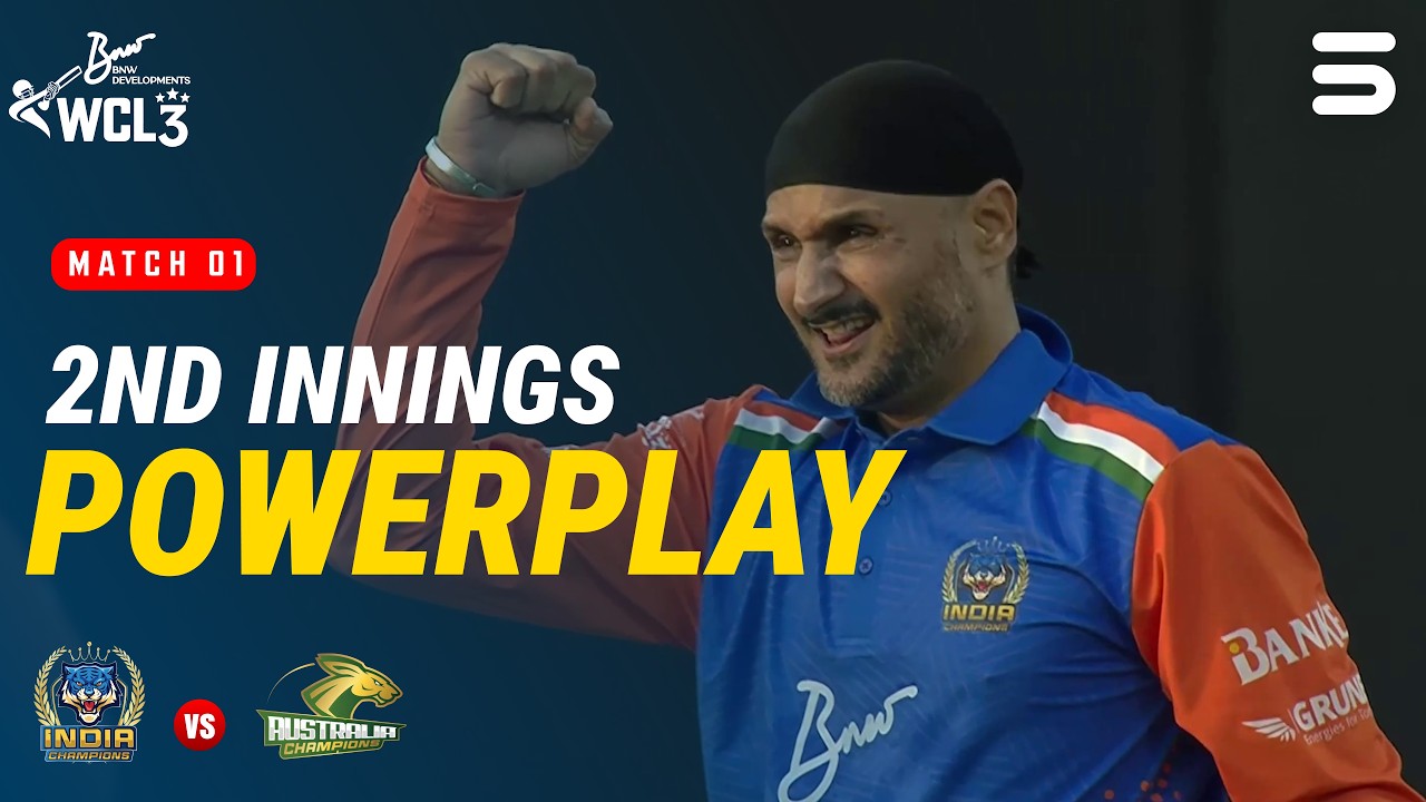 2nd Innings Powerplay | India Champions vs Australia Champions | Match 1 | WCL 2026 | M9O1T