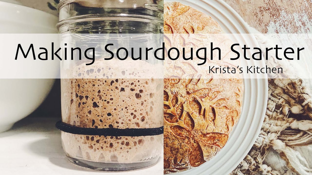 How to Make Sourdough Starter With Two Ingredients!!